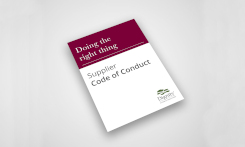 Image of a Supplier Code of Conduct book