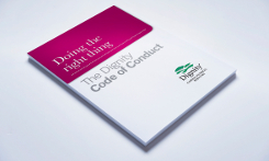 Image of a Dignity Code of Conduct book