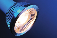 An image of an LED lightbulb.